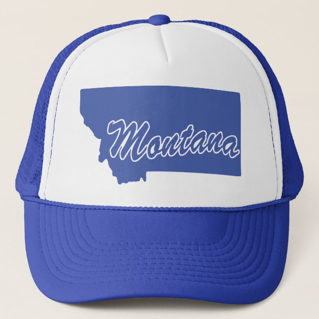 Montana-formad Truckerhatt Keps (Framsida)