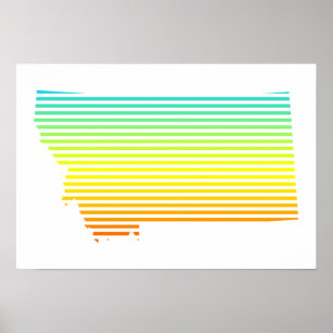 Montana-fyllning Poster