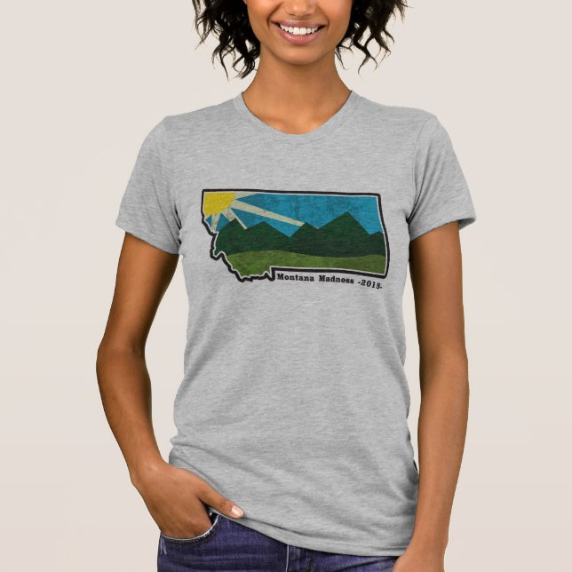 Montana galenhet Bitterroot sjö Tee (Framsida)