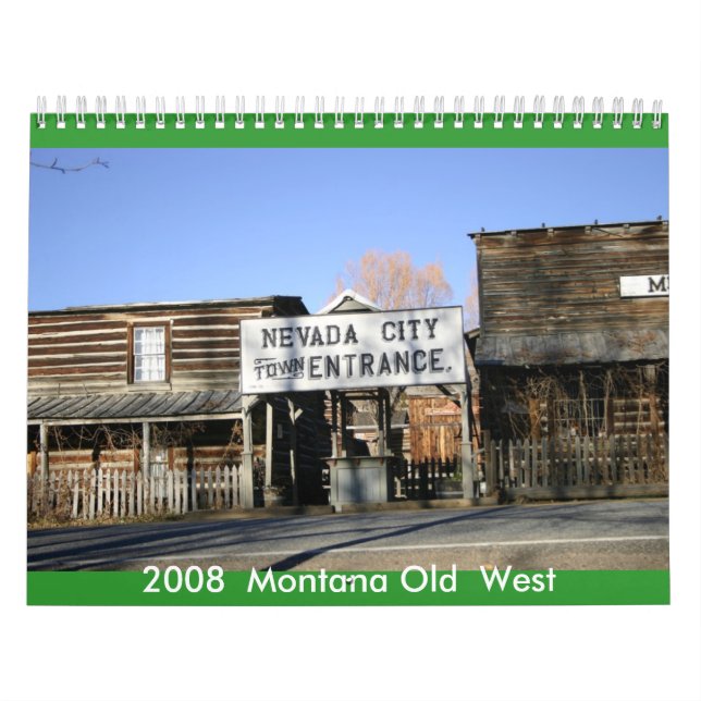 Montana gammal West. Kalender (Omslag)