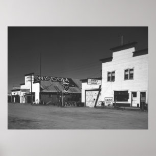 Montana Gas Station, 1942 Poster