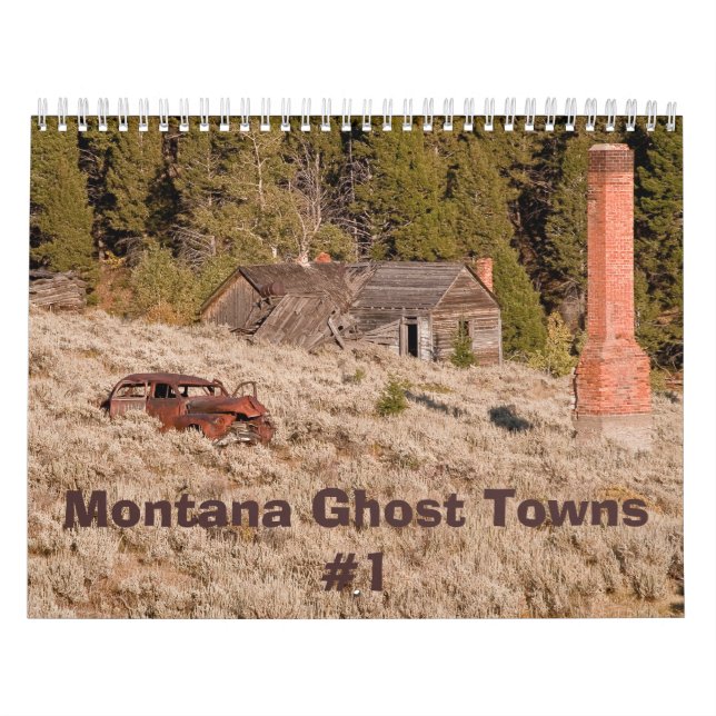 Montana Ghost Städer-kalender nr 1 Kalender (Omslag)