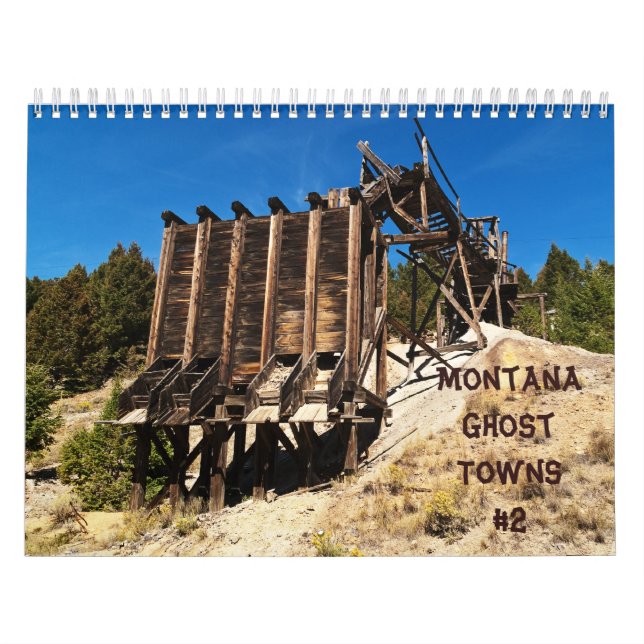 Montana Ghost Städer-kalender nr 2 Kalender (Omslag)