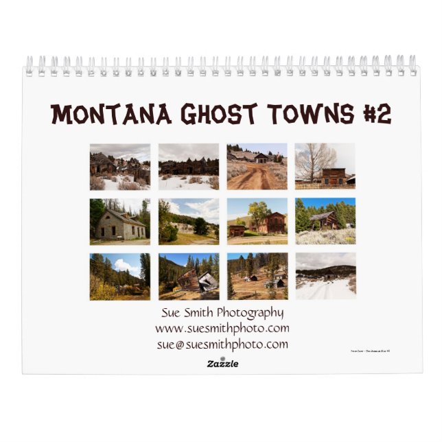 Montana Ghost Städer-kalender nr 2 Kalender (Baksida)