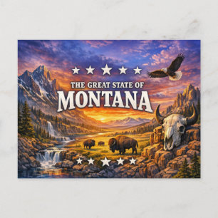 Montana Greetings vykort