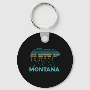 Montana Grizzly Björn Souvenir Nyckelring