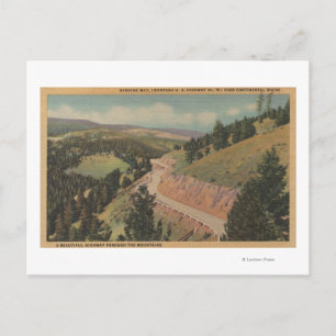 Montana - Harding Way (HWY No. 10) Vykort