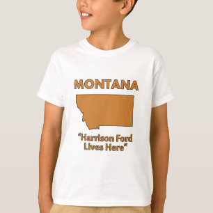Montana - Harrison Ford bor här Tee Shirt