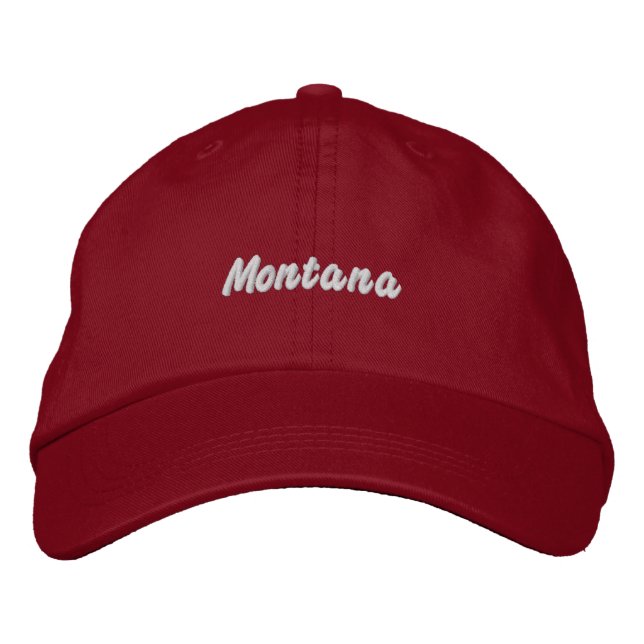 Montana Hat Broderad Keps (Framsida)