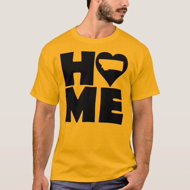 Montana Hem Stat Tröjor T-Shirt (Framsida)