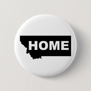 Montana Hemmet Borta Från Stat Knapp Badge Pin