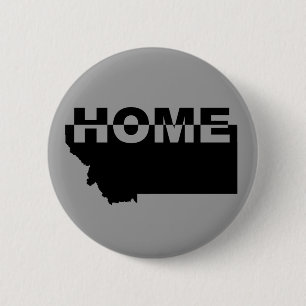 Montana Hemmet Borta Från Stat Knapp Badge Pin