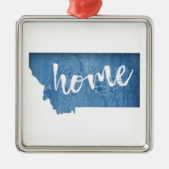 Montana Home Wood Grain Julgransprydnad Metall (Framsidan)