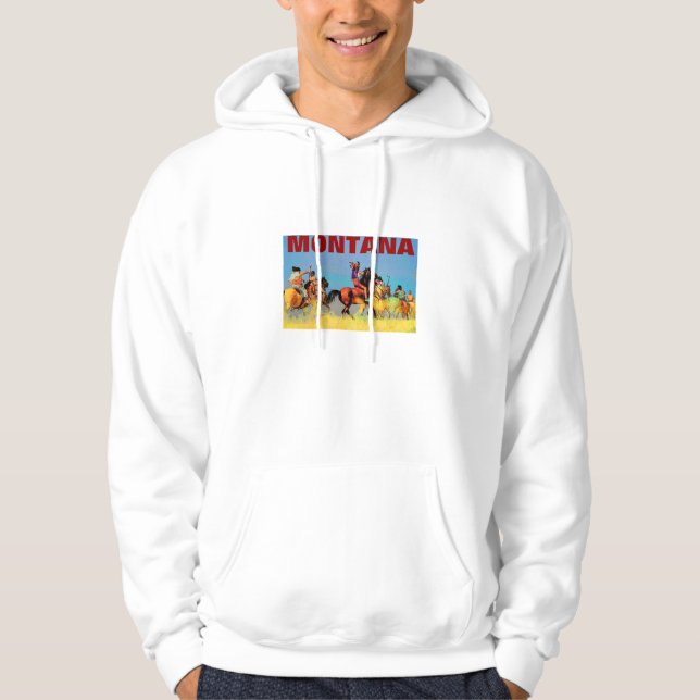 Montana Hooded T-tröja Sweatshirt Med Luva (Framsida)