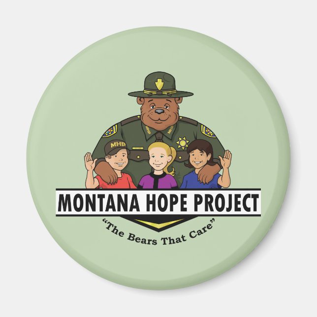 Montana Hope Project Magnet (teal) (Framsidan)