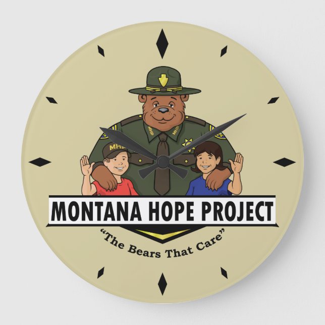 Montana hopp Project tar tid på (solbrännan) Stor Klocka (Framsida)