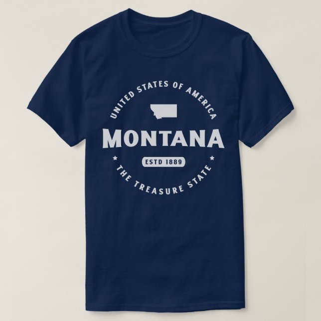 Montana Horizon Nomad T Shirt (Design framsida)