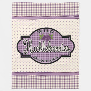 Montana Huckleberry Blanket Fleecefilt