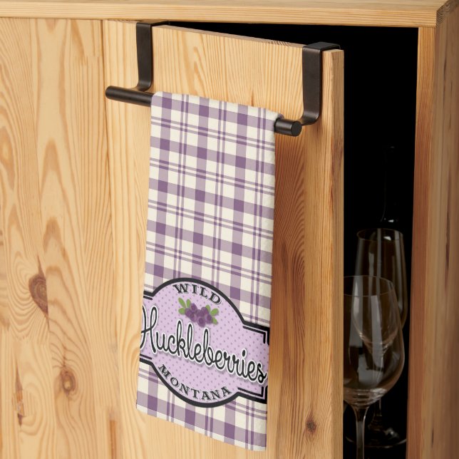 Montana Huckleberry Kitchen Towel Kökshandduk (Thirds Fold)