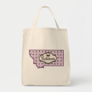 Montana Huckleberry Livsmedel Tote Bag Tygkasse
