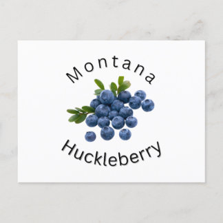 Montana Huckleberry. Montana, sportsmän, utomhus Vykort