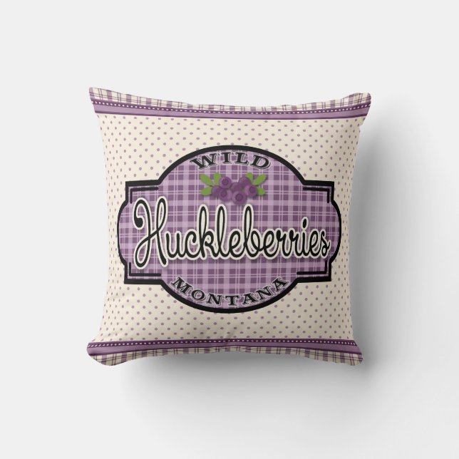 Montana Huckleberry Pillow Kudde (Framsida)