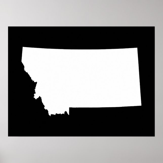 Montana i vitt och svart poster (Framsidan)