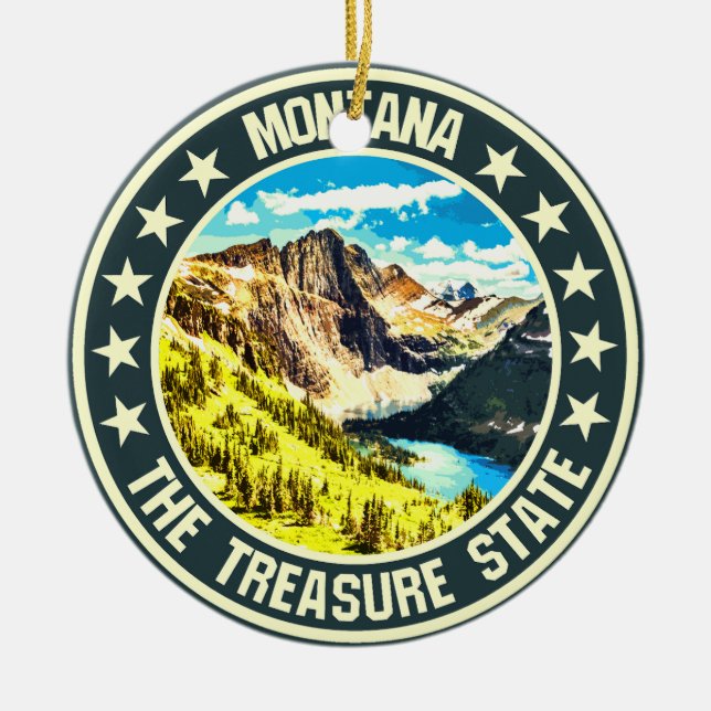 Montana Julgransprydnad Keramik (Framsidan)