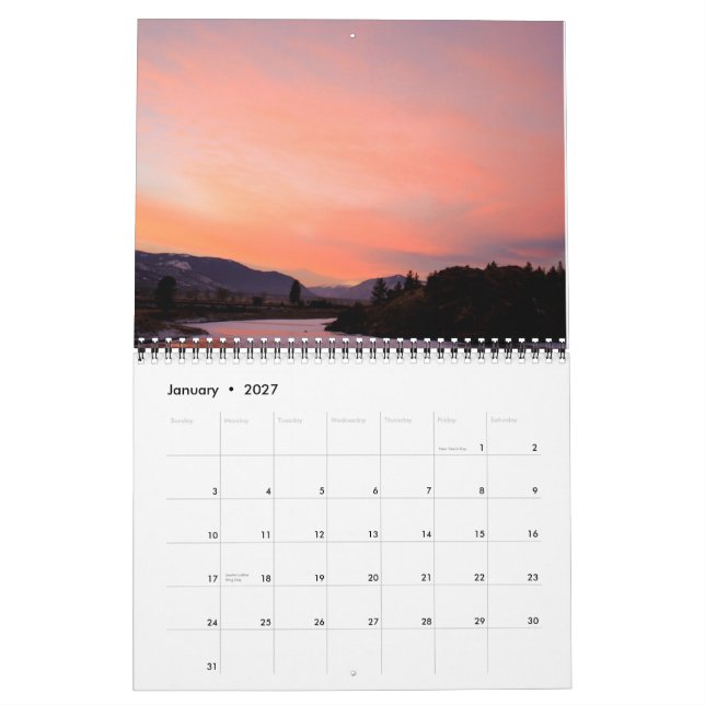 Montana kalender 2014 (Jan 2027)