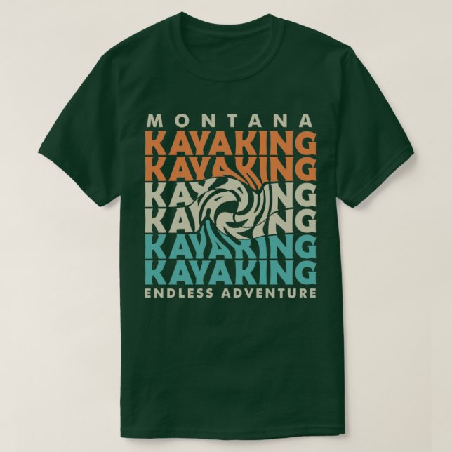 montana kayak äventyr1 t shirt (Design framsida)