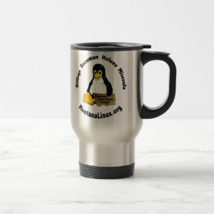Montana Linux.org travel mug Resemugg