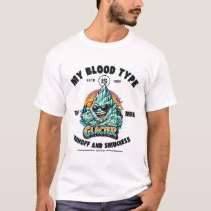 Montana: min blodgrupp är glaciär t shirt