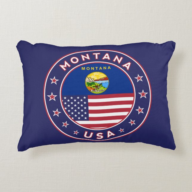Montana, Montana phone case, Montana sticker, Prydnadskudde (Framsidan)