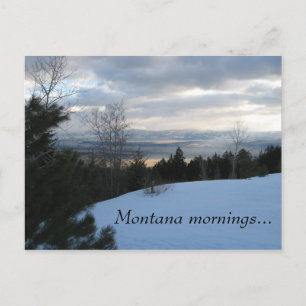 Montana Mornings 1 Vykort