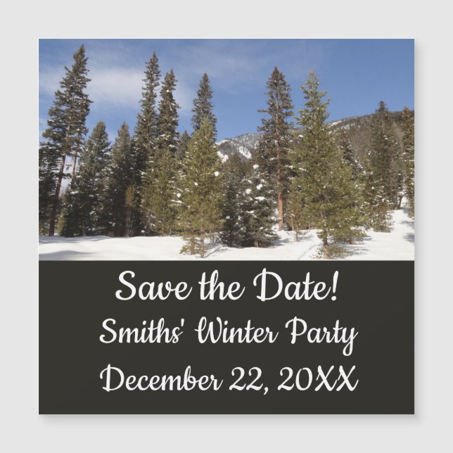 Montana Mountain Trails in Winter Ligcape Photo (Framsida)