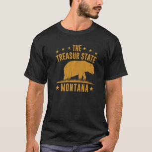 Montana Mountain Treasur State Montana T Shirt