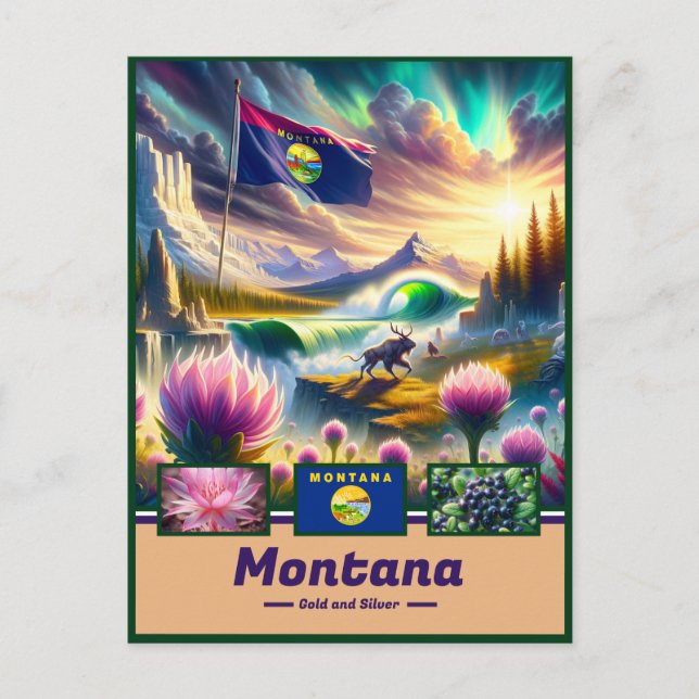 Montana Mystique Scenia Treasures Vykort (Framsida)
