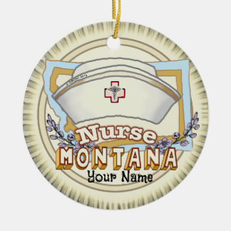 Montana Nurse Julgransprydnad Keramik