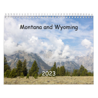 Montana och Wyoming Calendar Kalender