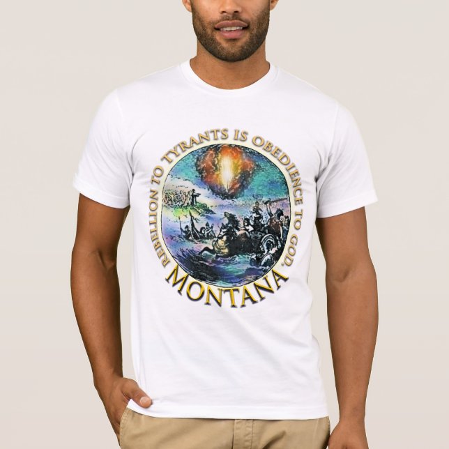 Montana Patriotic t-shirts (Framsida)