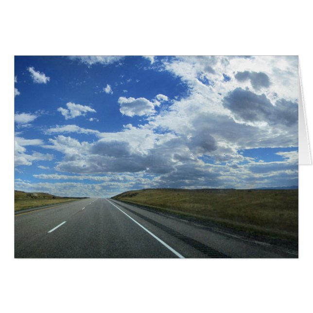 Montana Plains Hälsningskort (Framsidan Horizontal)