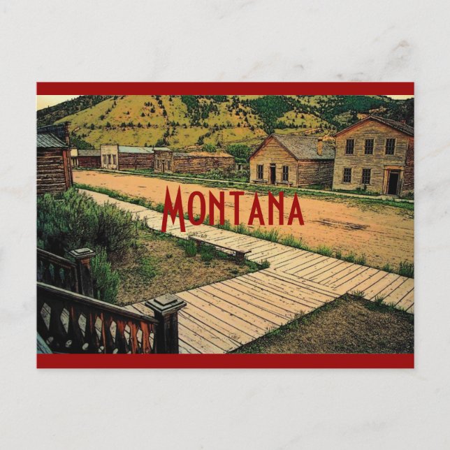 Montana Postcard Vykort (Framsida)