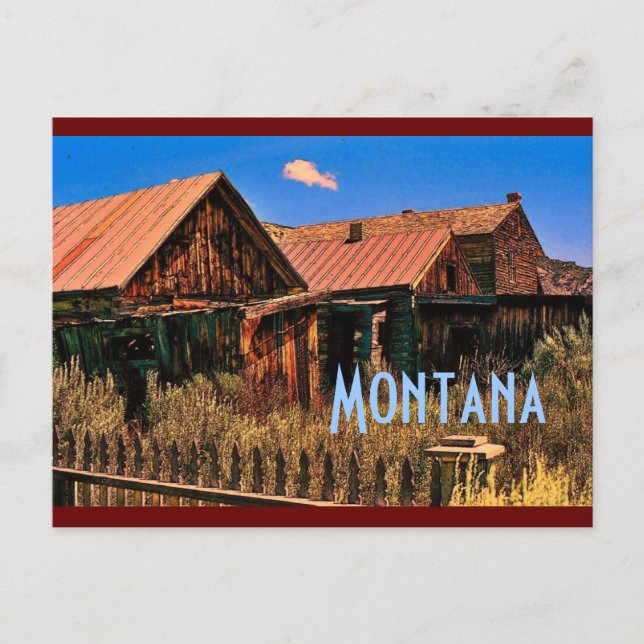 Montana Postcard Vykort (Framsida)