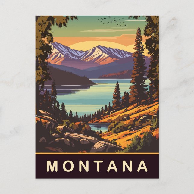 Montana, Resa Vykort (Framsida)
