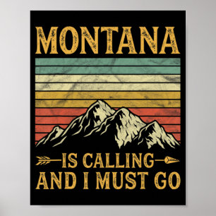 Montana ringer och jag måste gå. poster
