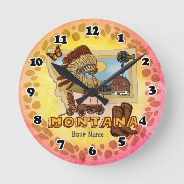 Montana rund klocka (Framsida)
