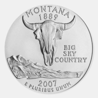 Montana Runt Klistermärke
