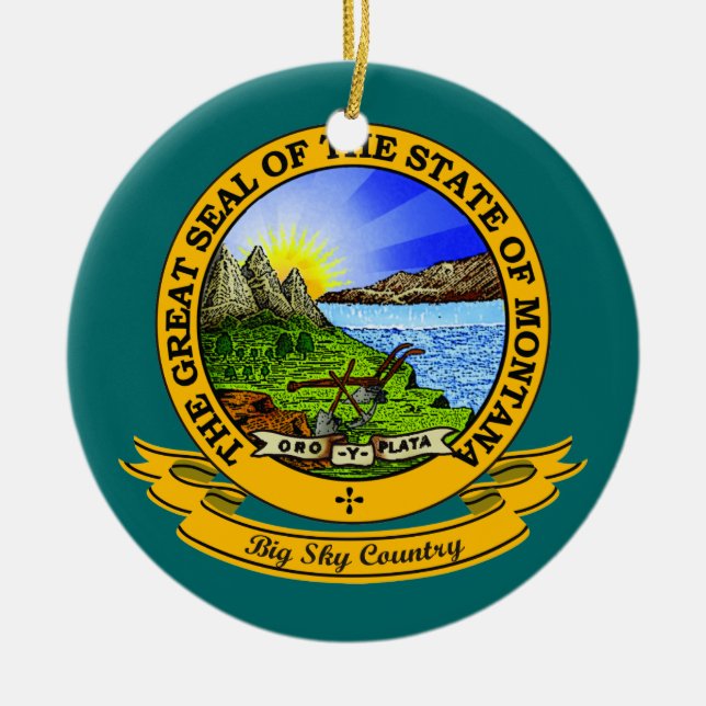 Montana Seal Julgransprydnad Keramik (Framsidan)