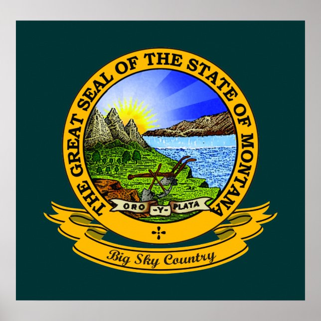 Montana Seal Poster (Framsidan)