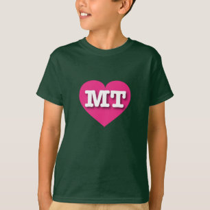 Montana Shock rosa Heart - I kärlek MT T-shirt